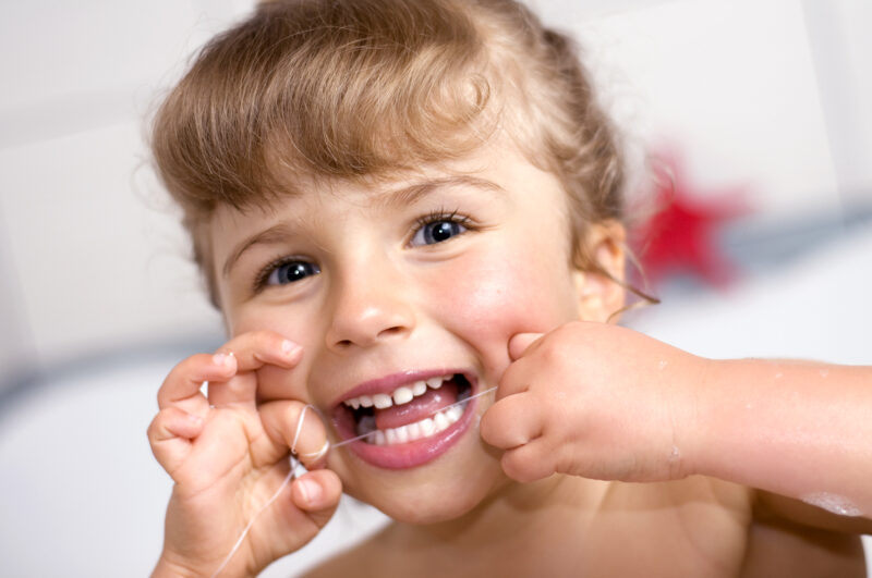 when should kids start flossing
